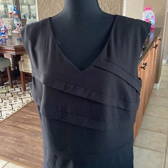 Dress Barn multi wear black dress D-40 - Picture 2 of 7